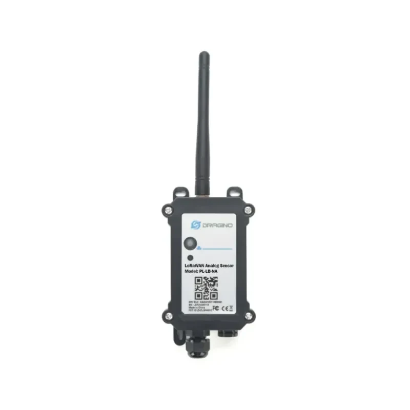 Dragino PS-LB/LS-NA LoRaWAN analog sensor node used for battery voltage and current monitoring