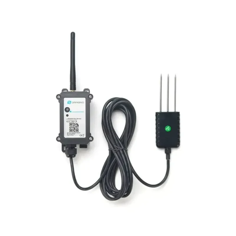 Dragino SE01-LB LoRaWAN soil moisture and EC sensor with three-prong probe